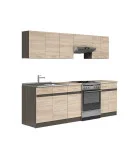 Modular kitchen JUNONA LINE 240 ZBL, wenge / sonoma oak order